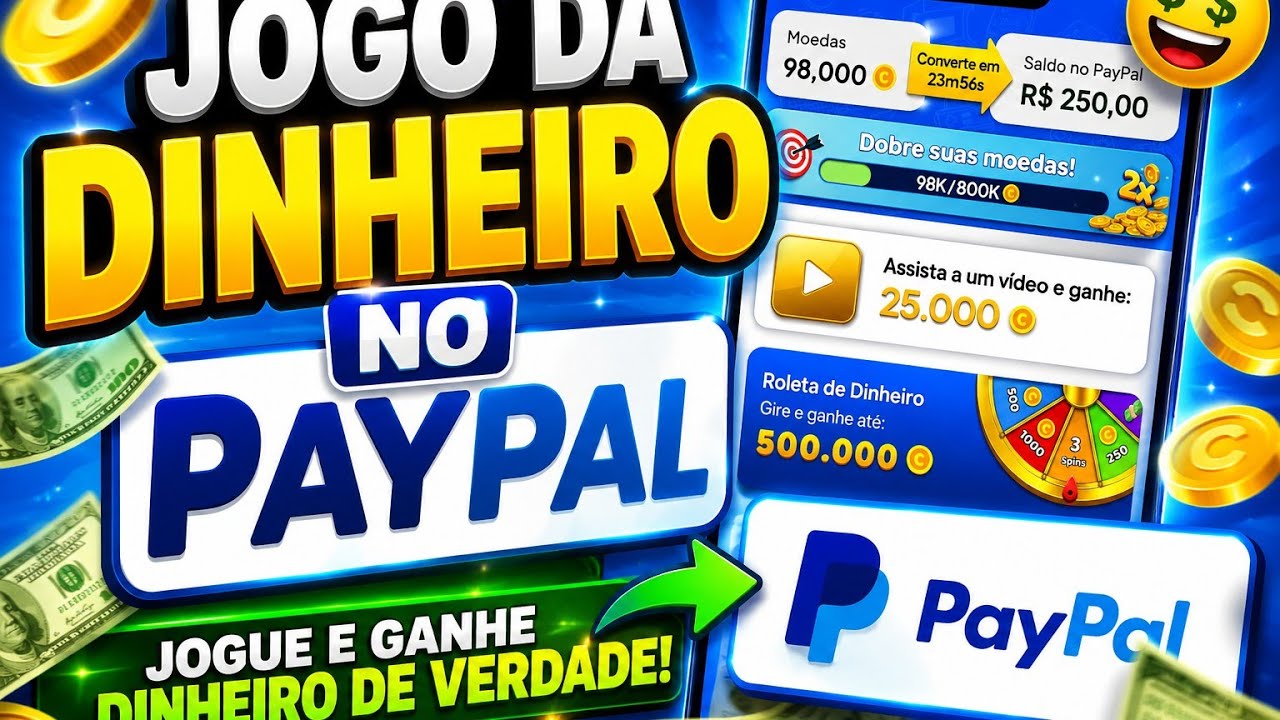 Jogo De Recompensa Da DINHEIRO NO PAYPAL!