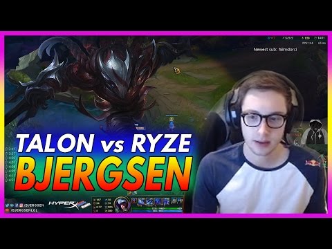 421. Bjergsen Talon vs Ryze Mid - March 7th, 2017 - Patch 7.4 Season 7