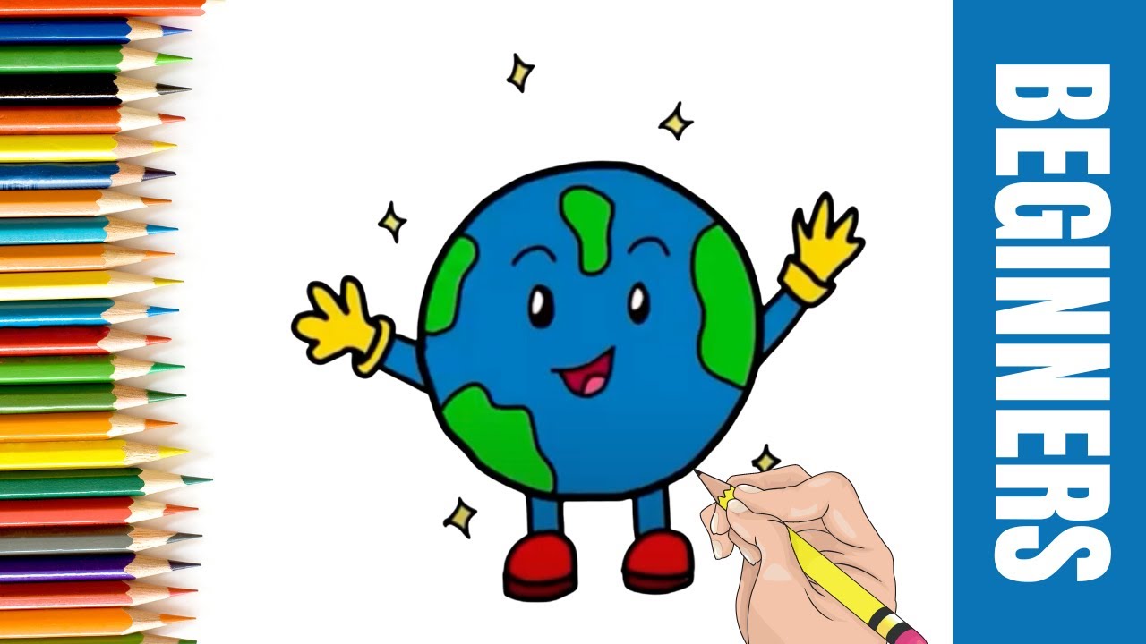 How To Draw A Globe | Fun Kids Tutorial
