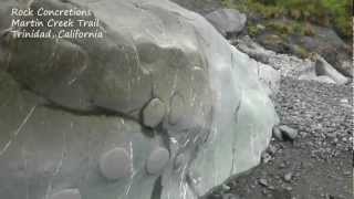 preview picture of video 'Rock Concretions, Martin Creek Trail, Trinidad, California'
