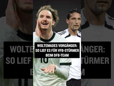 Woltemades Vorgänger: So lief es für VfB-Stürmer im DFB-Trikot #shorts