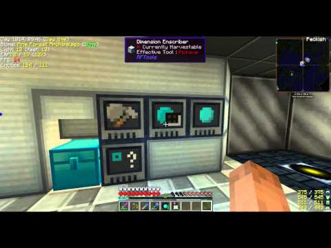 Surviving Minecraft Ep. 089, RFTools Dimension Building