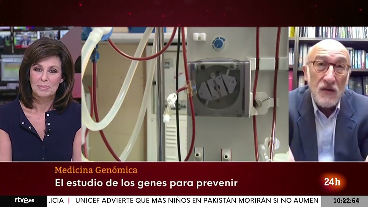 Entrevista Dr. Cacabelos. Canal 24h de RTVE.