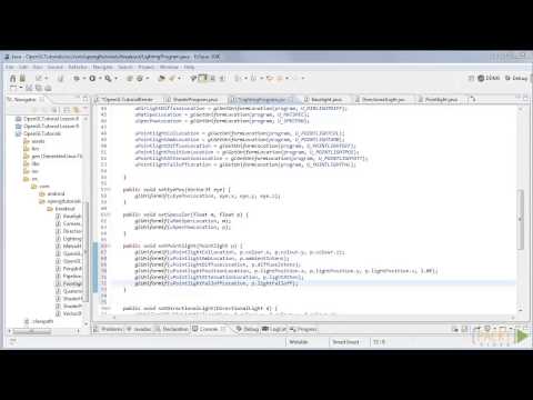 Building Android Games with OpenGL ES Tutorial Point Light | packtpub com