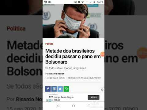 Ricardo Noblat, Veja: Brasil passa pano p/ Bolsonaro e é culpado das mortes do coronga [fake news]