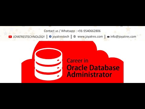 What are the Prerequisites of  Oracle  dba training Oracle DBA Tutorial for Beginners |  JOYATRES |