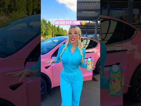 Niewieder pink 😳 #car #tesla #shorts