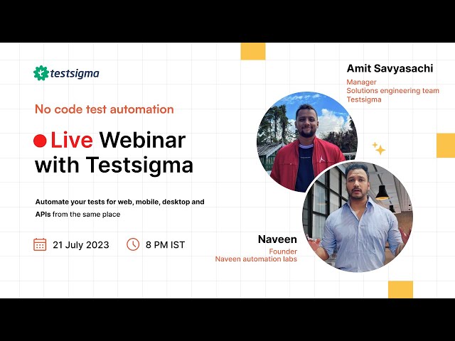 Exploring No Code Test Automation with TestSigma: A Comprehensive ...