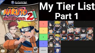 Kaptain Awesome's Naruto Clash of Ninja 2 Tier List - Part 1