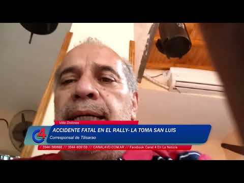 Accidente fatal en el Rally La Toma San Luis