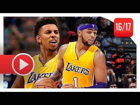 D'Angelo Russell & Nick Young Full Highlights vs Hawks (2016.11.02) - Lakers Feed
