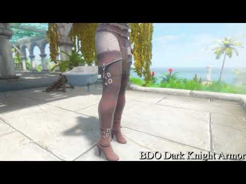 Skyrim | Mod Showcase | BDO Dark Knight Armor | Test Video