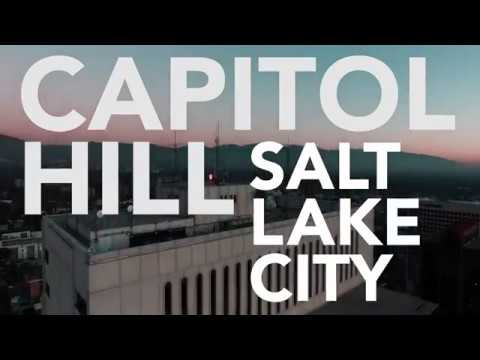 Capitol Hill, SLC, DJI Phantom 4 Drone Flight