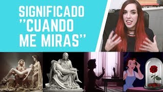 CUANDO ME MIRAS  C.TANGANA | SIGNIFICADO 😱🎨