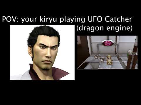 Kiryu becomes uncanny (while doing minigames)