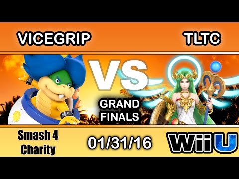 Smash 4 Charity - A2 | ViceGrip (Ludwig) Vs. SCB | TLTC (Palutena) Grand Finals - Smash Wii U