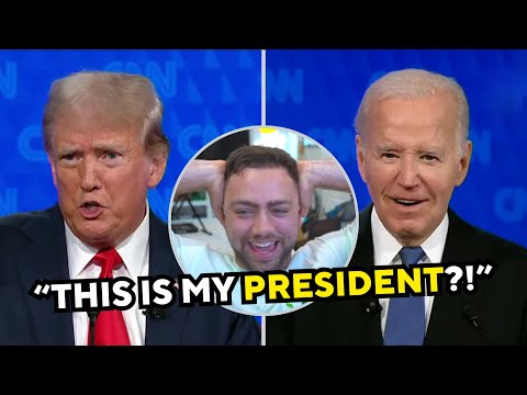 Mizkif LOSES IT To Sleepy Joe In Trump v. Biden Debate