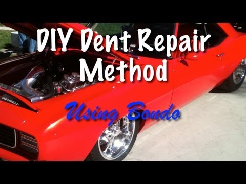 DIY Dent Repair - How To Fix a Car Dent Using Bondo