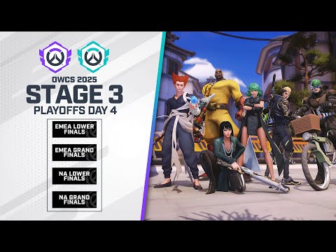 [DROPS] OWCS 2025 | NA & EMEA | Stage 3 Playoffs Day 4