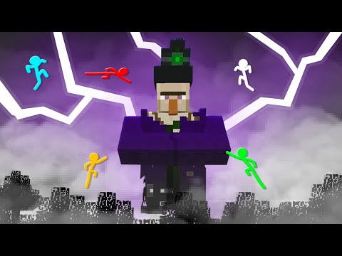 Sticktoon - Stickman VS Minecraft: Witch Battle - AVM Shorts Animation