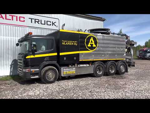 Scania P420, 2006, 8x4, adr, vacuum