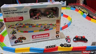 Kleine RC-Neuheit 2025 by Carrera - Spielwarenmesse- Mario Kart Rennstreckenset Tabletop