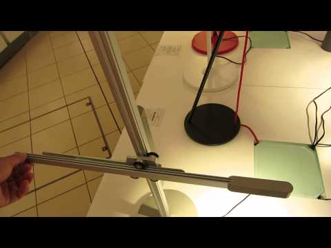 Jake Dyson smooth gliding LED light with flex loop