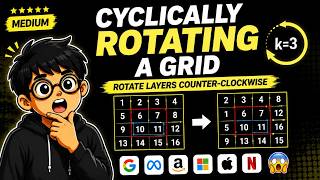 YouTube video 'Cyclically Rotating a Grid | LeetCode 1914'