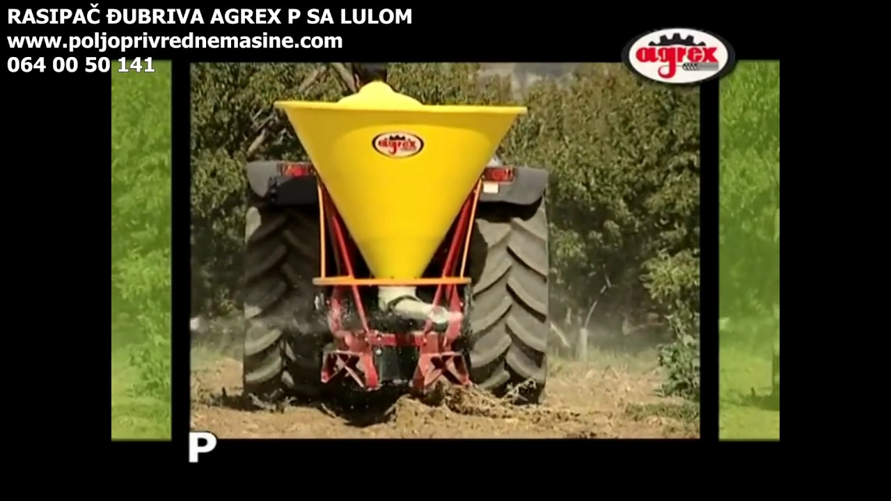 Rasipač đubriva AGREX P sa lulom