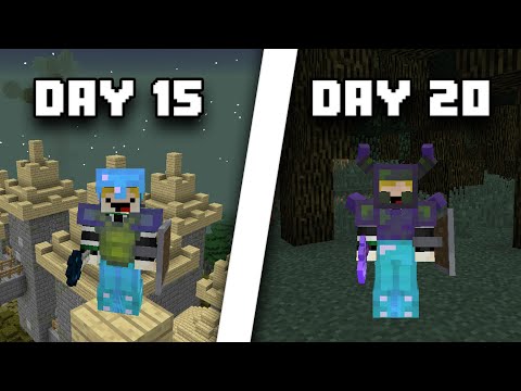 Evbo - I Spent 100 Days In The Minecraft Twilight Forest...Here Are Days 15-20