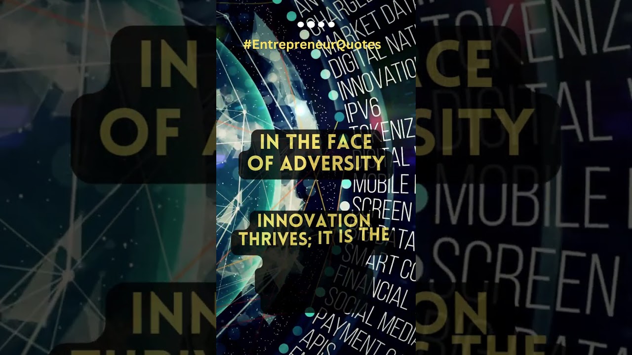 Adapting and Innovating through Adversity #entrepreneurshipquote by Geeky Gadgets