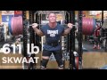 John Cena Squats 611 Pounds