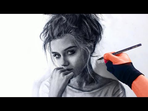Girl Comes to Life – Portrait Drawing