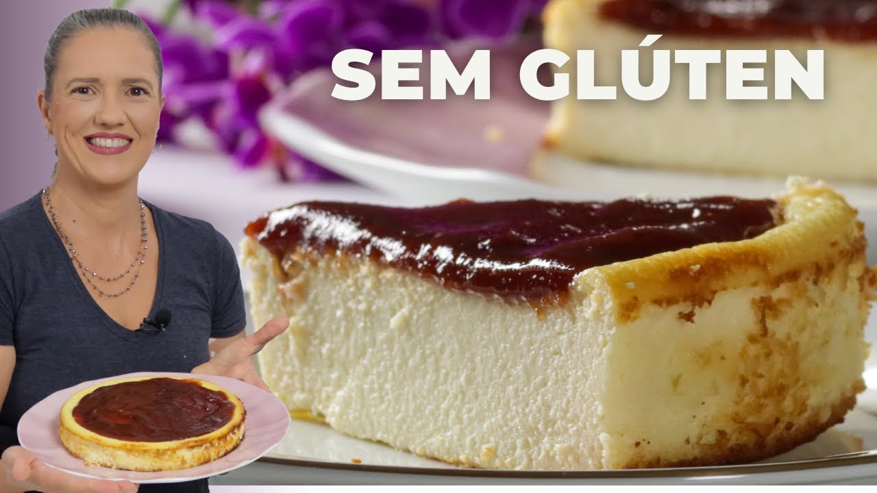 Watch Now CHEESECAKE DE RICOTA SEM GLÚTEN NO LIQUIDIFICADOR (sem trigo) - GLUTEN FREE CHEESECAKE DE RICOTA SEM GLÚTEN NO LIQUIDIFICADOR (sem trigo) - GLUTEN FREE