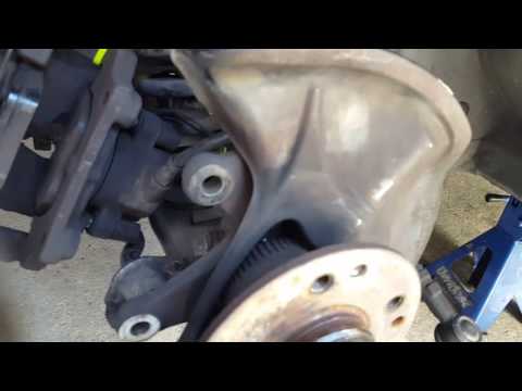 MERCEDES SPINDLE KNUCKLE REMOVAL