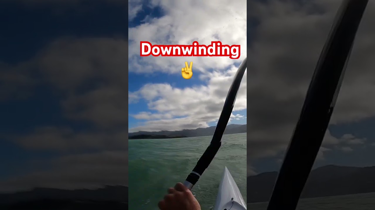 Downwind surf ski