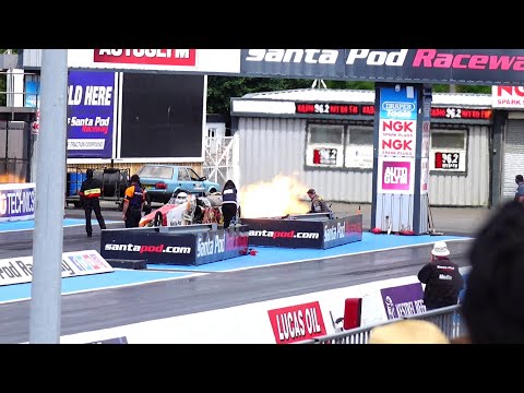 Fire Force 5 - Jet Car - Santa Pod - Main Event - May 2022