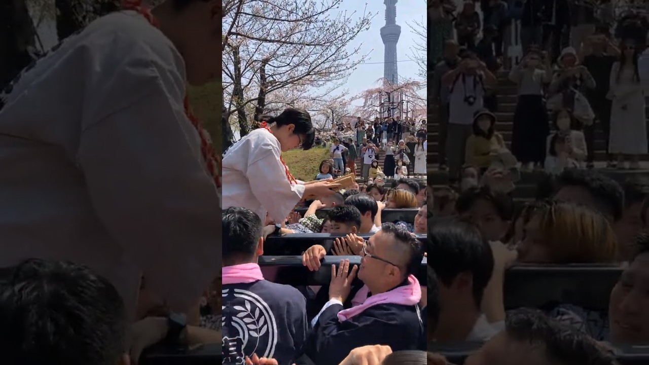 花まつり神輿 桜橋花まつり