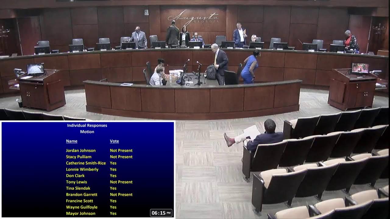 Augusta Commission Meeting