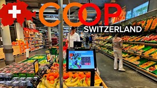 Supermarket COOP 🇨🇭Switzerland Food Prices || Shopping || Travel Guide