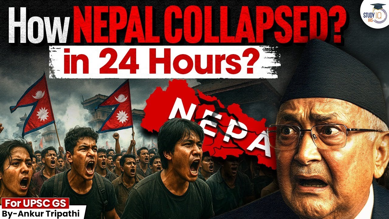 Nepal Wild Gen Z Protests: Nepal Shocking Collapse in Just 24 Hours | Nepal in Danger | STUDYIQ