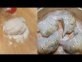 how to make dimsum dough, restaurant style dumpling skin important flour!! #cheffood