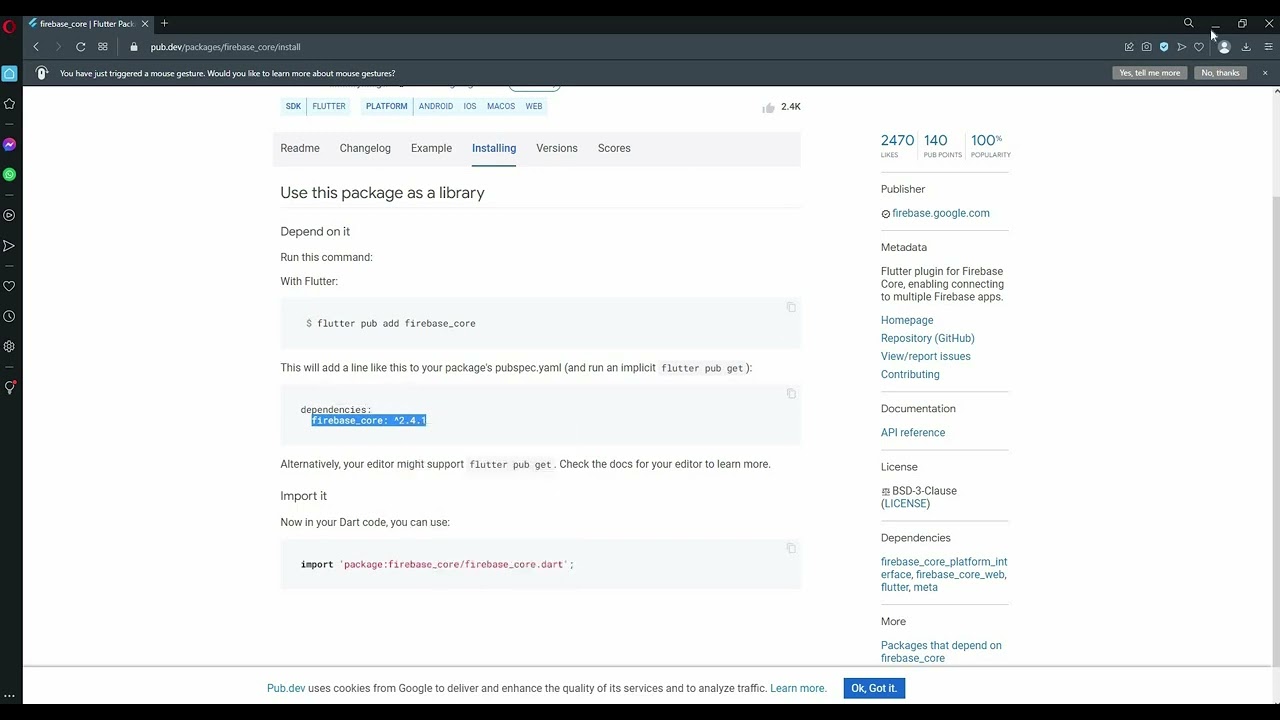 No firebase app default has been created call firebase.initializeapp() - Flutter (100% Working)-2023