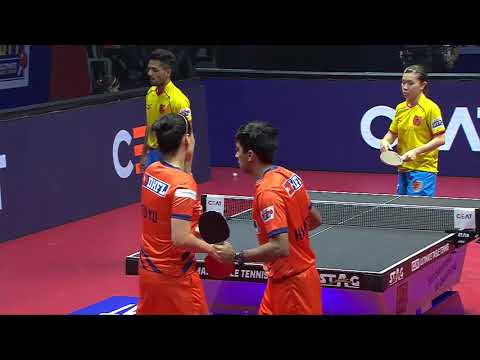 CEAT UTT Season 1| Semi Final 1 | MUvFAL | Match 3 Highlights| Mixed Doubles