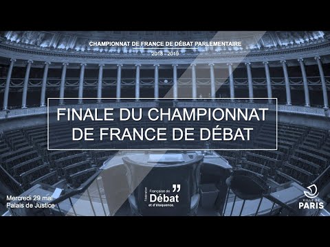 Finale du Championnat de France de Débat 2019