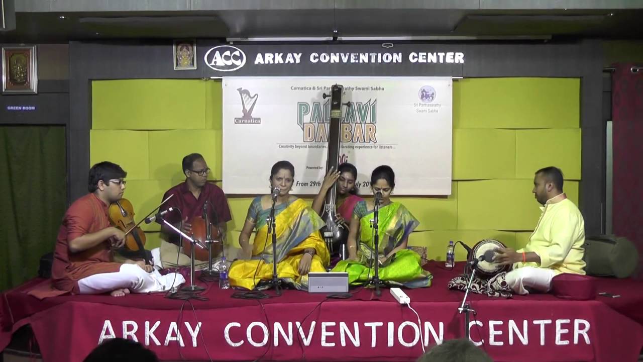 Carnatic Vocal  l Akkarai Sisters l Pallavi Darbar 2016 l Web Streaming