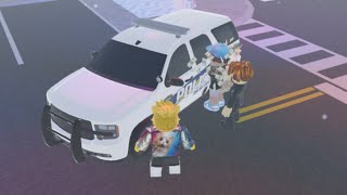 Pulling the Fire Alarm at the DMV again! Arrest Scene at the end(Roblox ERLC)