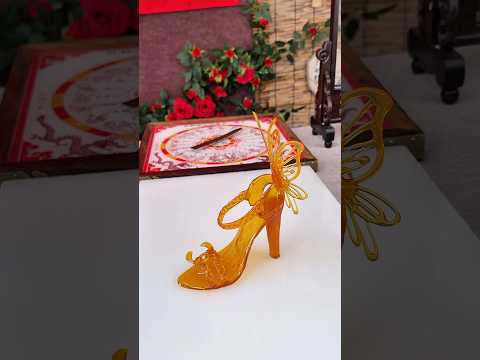 Make a pair of high heels out of sugar and give them to your girlfriend