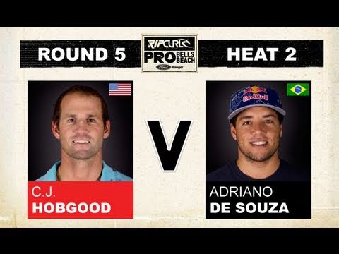 Round 5, Heat 2 - C.J. Hobgood vs Adriano De Souza