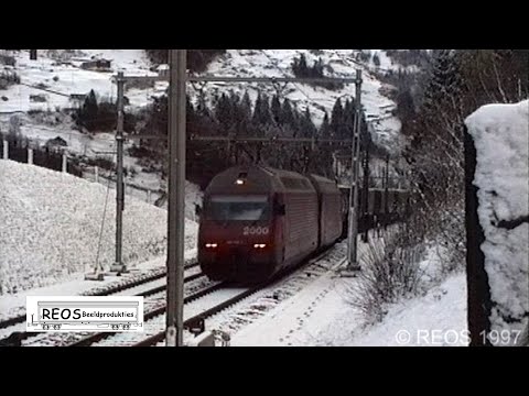 1997 [SDw] 4/4 BEST Classic Gotthard on YT Ae 6/6 with Classic Euro City, RoLa, Re 460 with freight!